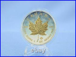 02018 Canada Coin $5 2016 Silver Maple Leaf Spring Forest 1 Oz Proof With Box BU