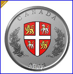 0.9999 Pure Silver 14-Coin Set Heraldic Emblems of Canada -Mintage 4,000 (2018)