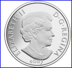 $100 2014 BIGHORN SHEEP RAM ROCKY MOUNTAIN 1OZ Pure Silver Proof Coin Canada