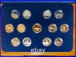 100% to Charity 1992 Canada 13 Coin 125th Proof Set 12 92.5% Silver 25c + $1