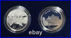 100% to Charity 1992 Canada 13 Coin 125th Proof Set 12 92.5% Silver 25c + $1