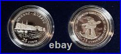 100% to Charity 1992 Canada 13 Coin 125th Proof Set 12 92.5% Silver 25c + $1
