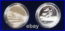 100% to Charity 1992 Canada 13 Coin 125th Proof Set 12 92.5% Silver 25c + $1