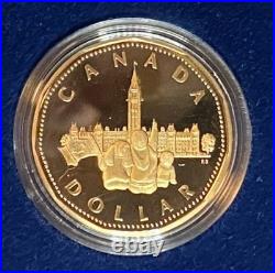 100% to Charity 1992 Canada 13 Coin 125th Proof Set 12 92.5% Silver 25c + $1