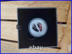 $10 Fine Silver Coin Welcome to the World! Baby Feet Footprint (2025)