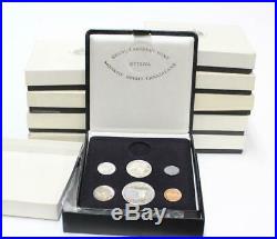 10x 1967 Canada silver specimen sets 1 cent to $1 no gold some impaired coins