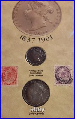 1837-1901 Canada Victoria Coins Collection. Total Coins, 10. 8 Silver +2 Copper