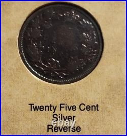 1837-1901 Canada Victoria Coins Collection. Total Coins, 10. 8 Silver +2 Copper