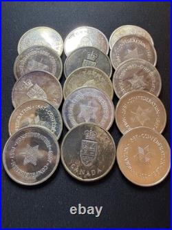 1867-1967 Canada Confederation Sterling. 925 Silver Coin (one medallion)