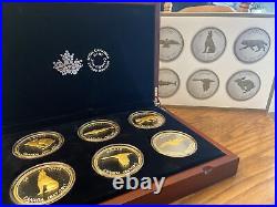 1867-2017 BIG COIN SERIES CANADA 150 EDITION -PURE SILVER COMPLETE SET 6 coins