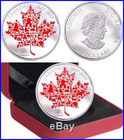 1867-2017 Canadian Icons $50 5OZ Pure Silver Proof Coin Canada 150 Privy Mark
