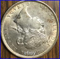 1872 CANADA SILVER 25 CENTS COIN Fantastic example
