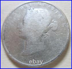 1872 Canada Silver Half Dollar Coin. (RJ51)