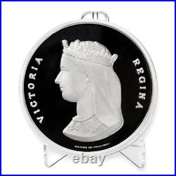 1876 Indian Treaty Medal Restrike 1oz Frost Proof 0.9999 Fine Silver Coin Canada