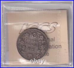 1894 Canada 50 Cent ICCS Silver Coin Scratches VG inv#1620