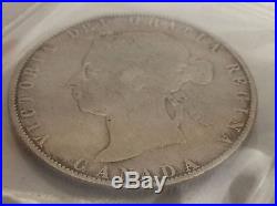 1899 Canada Fifty 50 Cents 925 Silver Half Dollar ICCS Graded Coin Cleaned B297