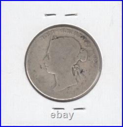 1899 Canada Fifty Cents 50 Cents Silver Coin