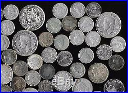 $18.75 Face Value Canada Silver Coins (5/10/20/25/50¢) See Pictures No Reserve