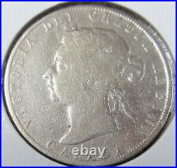 1901 Canada Silver Half Dollar Fifty Cents Coin KEY DATE 50 cents 50c JT