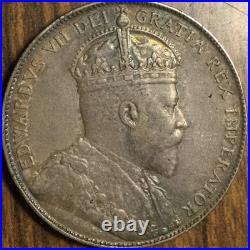 1902 Canada Silver 50 Cents Coin