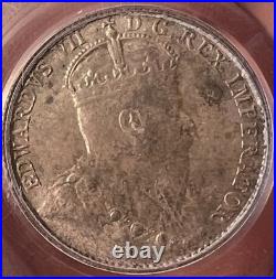1902-H Canada 5 Cents Large H PCGS MS64 Silver Coin Key Date High Grade