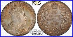 1903-H Canada Silver 50 Cents Coin PCGS AU-53 RARE