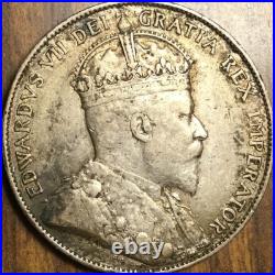 1906 Canada Silver 50 Cents Coin