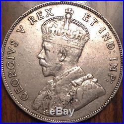 1911 Canada Silver 50 Fifty Cents Keydate Coin A Very Nice Example