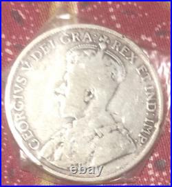 1918 Canada Silver 50 Cents Coin