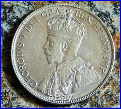 1919 Canada Silver 50 Cents Coin Half Dollar Ef Au Details