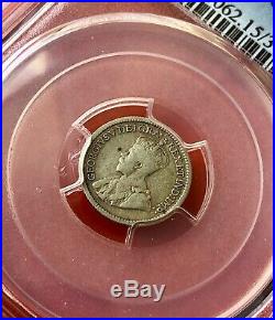 1921 Canada Silver 5 Cent Coin PCGS F15 Prince of Canadian Coins