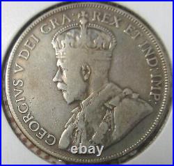 1932 Canada SILVER Half Dollar Fifty Cents KEY BETTER GRADE Coin 50 Cents (JT)