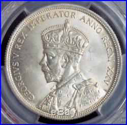 1935, Canada, George V. Silver Jubilee / Voyageur Dollar Coin. PCGS MS-64