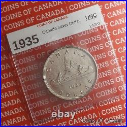 1935 Canada Silver Dollar Coin Uncirculated Nice BU / MS Coin #coinsofcanada