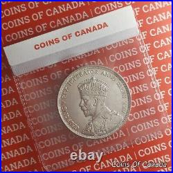 1935 Canada Silver Dollar Coin Uncirculated with Nice Die Break #coinsofcanada