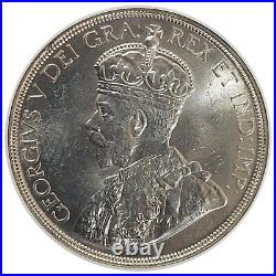 1936 Canada Silver $1 Dollar Coin Ngc Ms64