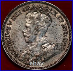 1936 King George V 25 Cent Choice Better Date AU+++ Silver Coin Canada 1936 King George V 25 Cent Choice Better Date AU+++ Silver Coin Canada
