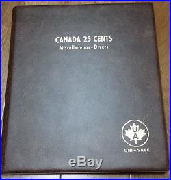 1937 2016 silver Canada Complete 25-cent Collection Deluxe folder coin NO TAX