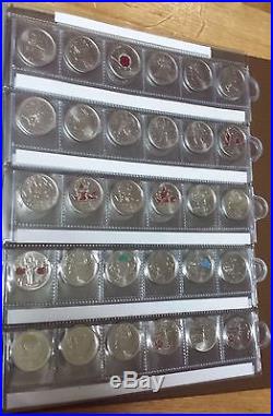 1937 2016 silver Canada Complete 25-cent Collection Deluxe folder coin NO TAX