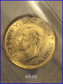 1937 Canada 10 Cents Dime Silver Coin ICCS MS-65 King Edward VIII Fantastic Coin