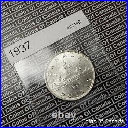 1937 Canada $1 Silver Dollar UNCIRCULATED Coin Great Eye Appeal #coinsofcanada