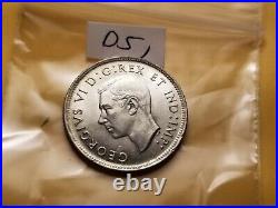 1937 Canada 25 Cent Silver Coin ID#d51
