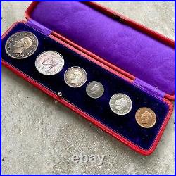 1937 Specimen Set Canada Silver coin Scarce Mirror Variety in original Box