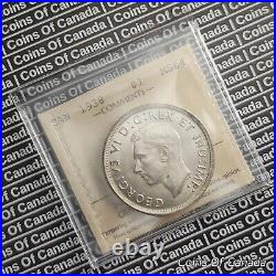 1938 Canada $1 Silver Dollar Coin ICCS MS 64 Superb Coin! #coinsofcanada