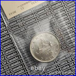 1938 Canada $1 Silver Dollar Coin ICCS MS 64 Superb Coin! #coinsofcanada