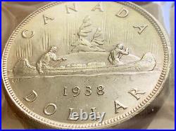 1938 Canada Silver Dollar $1 coin Ships FREE MINT 90K MS62 ICCS#MU219 SALE SALE