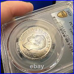 1939 50 CENT PCGS MS64+ Canada blast white Solo Pop silver coin