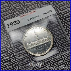 1939 Canada Silver Dollar Coin CAMEO Uncirculated High Grade $1 #coinsofcanada