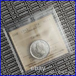 1943 Canada Silver 25 Cents Coin ICCS MS 64 Cameo Outstanding #coinsofcanada