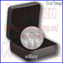 1945-2020 75th Anniversary of VE Day $1 Proof Pure Silver Dollar Coin Canada